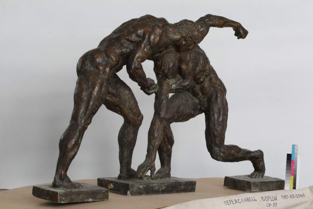 Переяславец М.В. Борцы (по рисунку с античной вазы). 1976